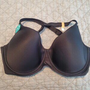 NWT Bali One Smooth U Ultra Light Minimizer Underwire Bra Df3490 Black 40DD